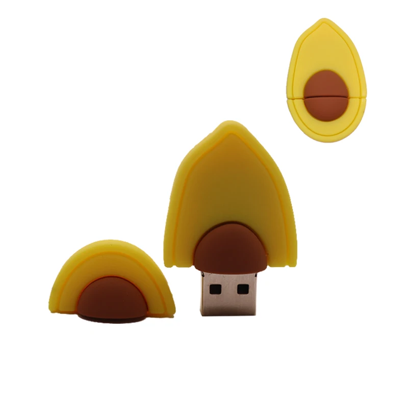 Флешка в виде авокадо 32 ГБ 64 128 usb флешка персонализированная Подарочная для ПК