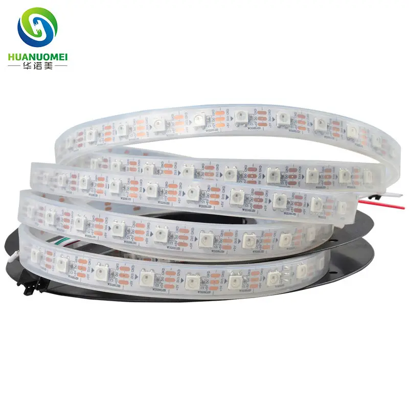 5 в постоянного тока 60 светодисветодиодный s/m цифросветодиодный WS2812 RGB