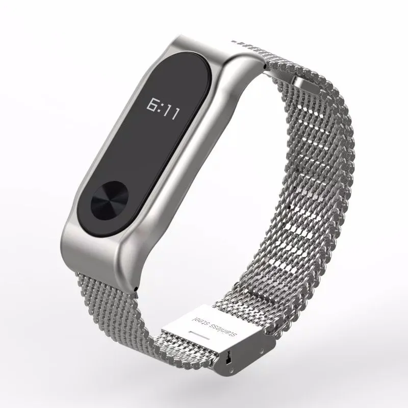 Металлический сменный ремешок Teamyo для Xiaomi Mi Band 2 аксессуары браслет из
