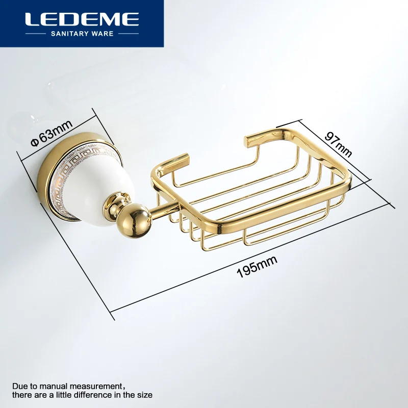 LEDEME мыльница настенный держатель мыла коробке мыло Корзина прямоугольник блюдо