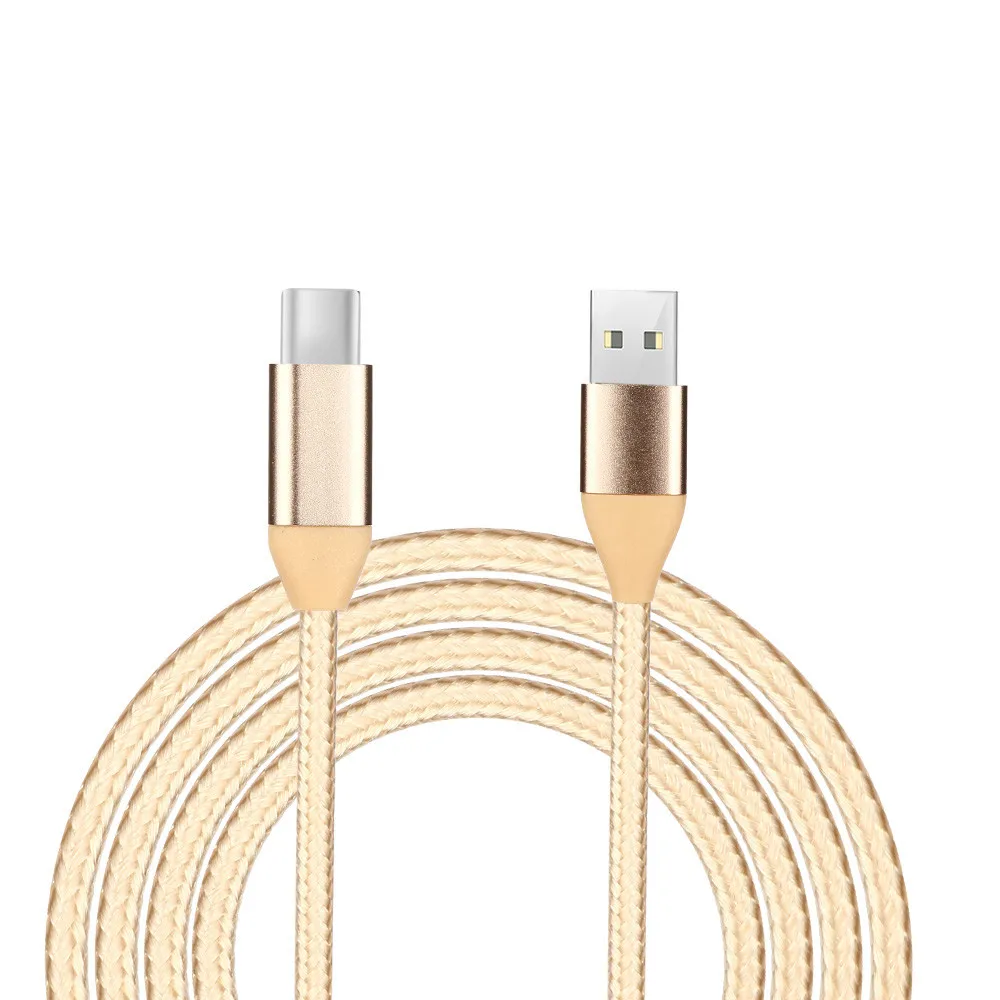 1M type-C телефонный кабель 2A USB-C USB 3,1 type-C Синхронизация данных Быстрый зарядный кабель для samsung Galaxy универсальные телефонные кабели# YL5