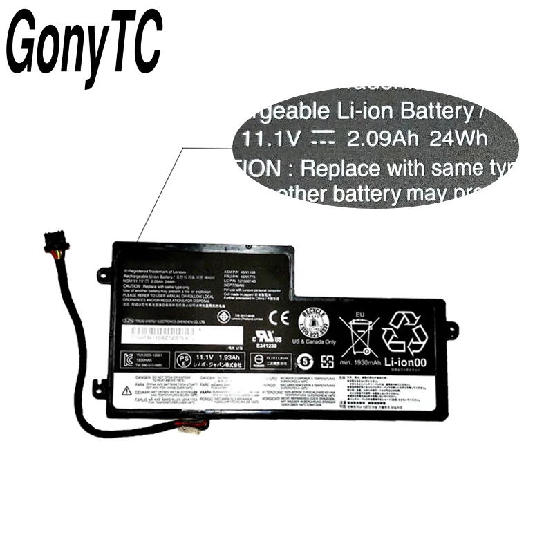 Аккумулятор 45N1108 45N1109 для ноутбука Lenovo ThinkPad X250 X230s X240s K2450 S440 S540 T440 T440S|Аккумуляторы