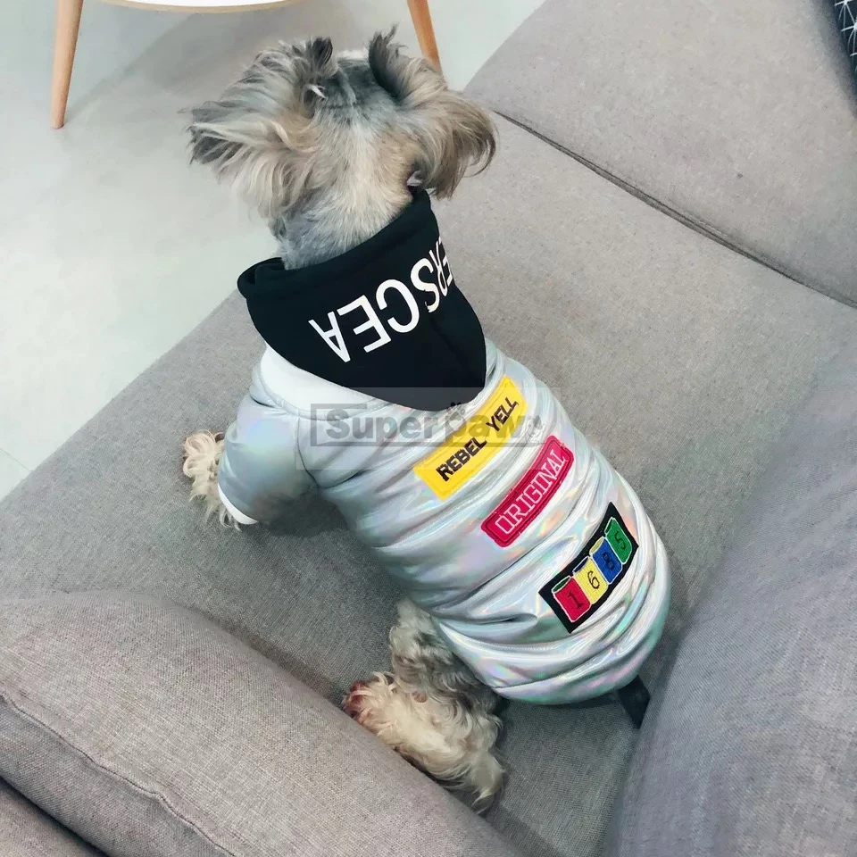 Новая одежда для животных для щенков, мягкий хлопковый жилет, пальто, бульдог шнауцер, куртка для чихуахуа для собак на зиму, сохраняющая тепло AQC26