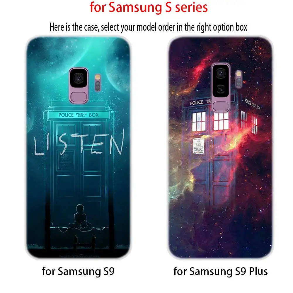 Мягкий силиконовый чехол для Samsung S30 S20 S11 S10 S9 S8 Plus lite 11e 10e Uitra S7Edge Tardis Box Doctor who |