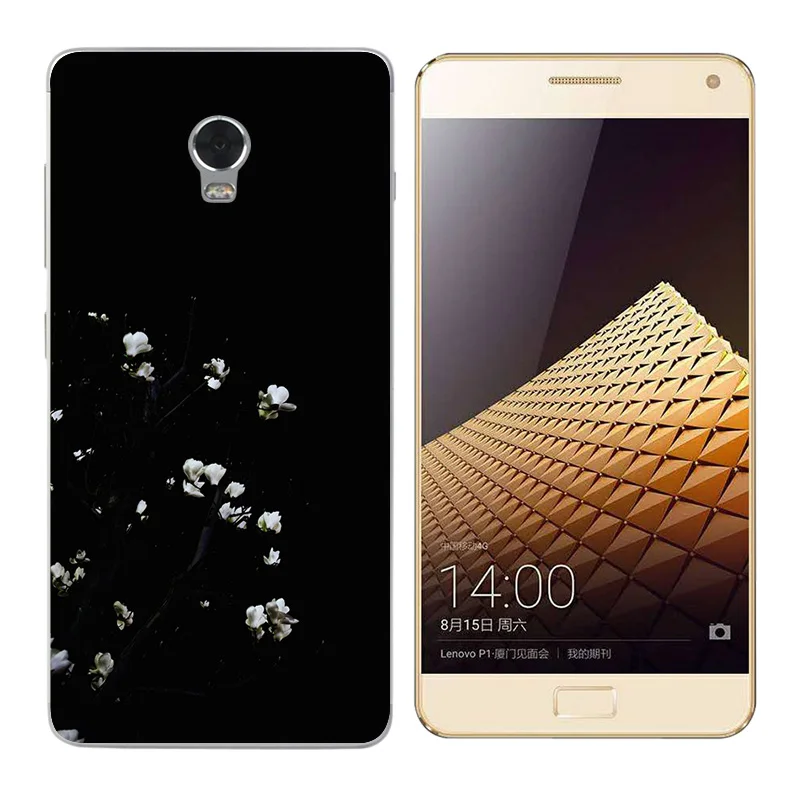 Задний Чехол для Lenovo Vibe P1 Const с принтом мягкий силиконовый чехол Fundas P1a42 P1c72 P1c58 Coque 5
