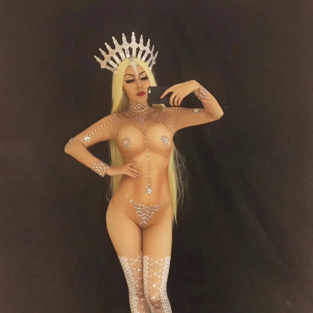 Женский серебристый Блестящий Комбинезон сексуальный комбинезон разразразы