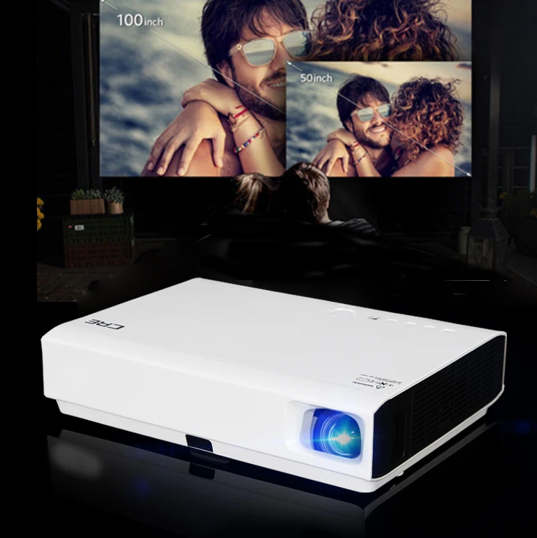 Проектор 3D DLP 3000 люмен Wi Fi 1 ГБ ОЗУ + 8 Гб ПЗУ|Проекторы для домашнего кинотеатра| |