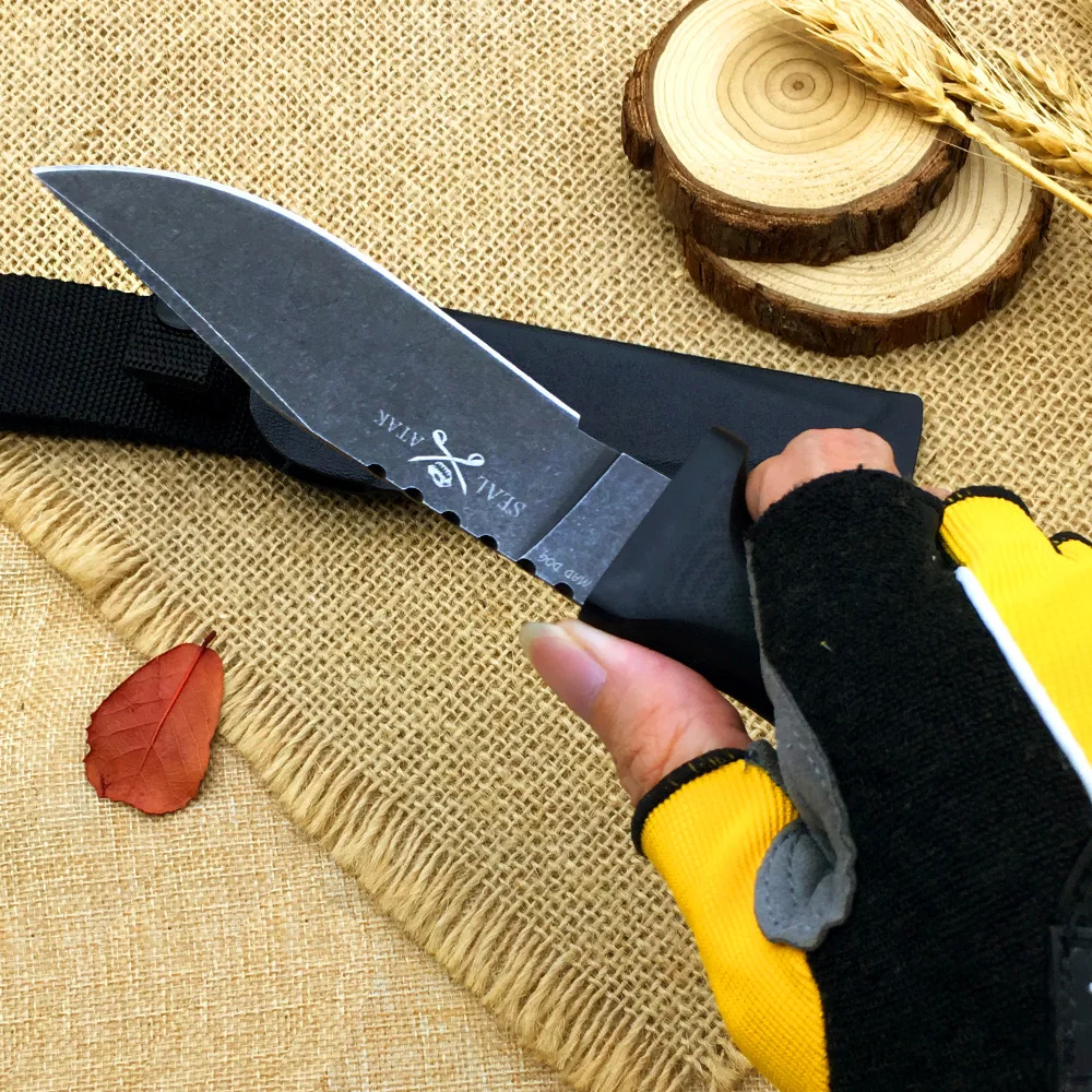 Лучший тактический нож navaja MAD DOG из нержавеющей стали DC53 с фиксированным лезвием, ножи для выживания, кемпинга, охоты, EDC G10, волоконная Ручка KYDEX, оболочка