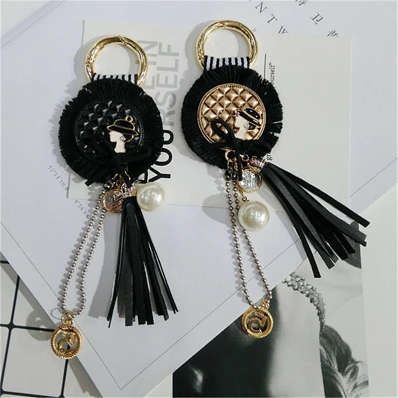 CX Shirling Модный женский брелок с длинной кисточкой Роскошный надписью 5