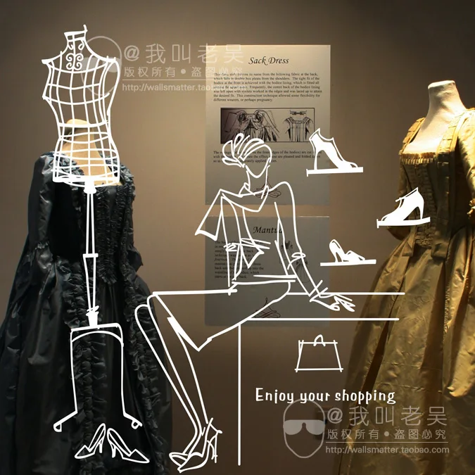 Вешалка Модель post/магазин дизайн окна магазин одежды макет обои/обувной