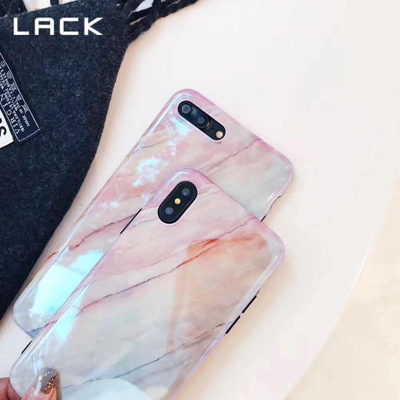 LACK Phone Cases For iphone 7 Case 6 6s 8 Plus X Fashion Soft Laser Blu-Ray Marble Pocket Dogs Cartoon Cover Coque |