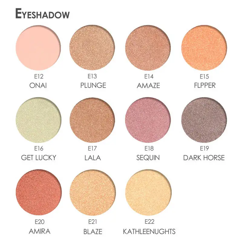 FOCALLURE 33 Color3 тени для век макияж вечерние Shimmer Палитра теней Косметика макияжа Тени