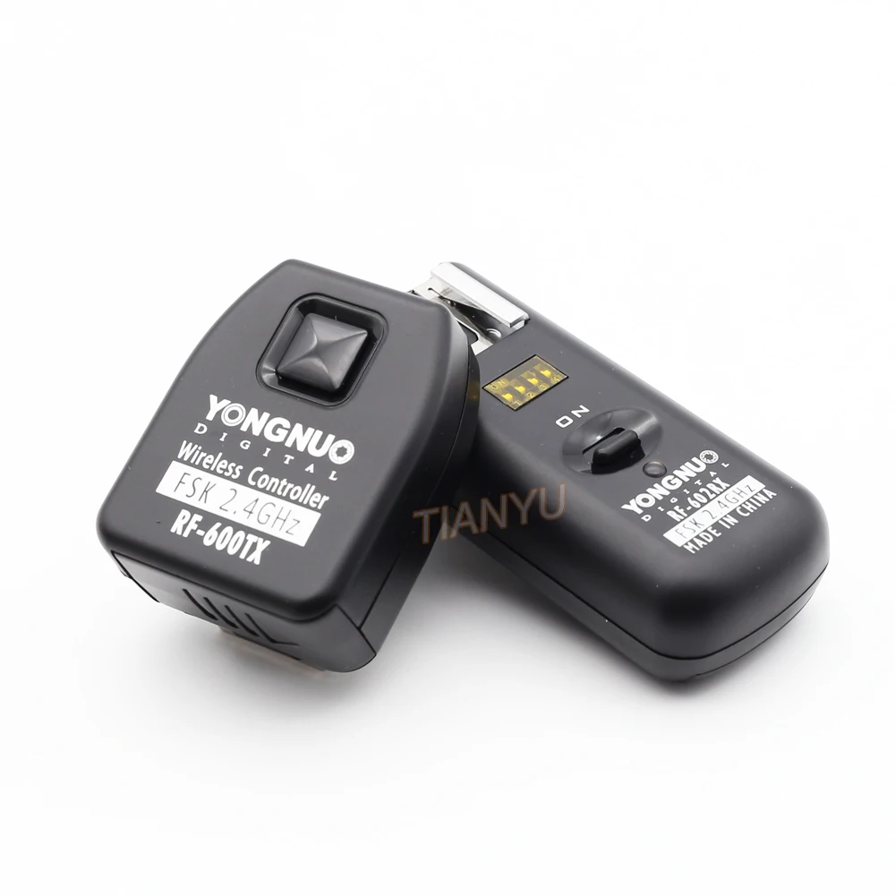YONGNUO RF 602 2 4 ГГц беспроводной триггер вспышки со студийный шнур с 1 приемником для