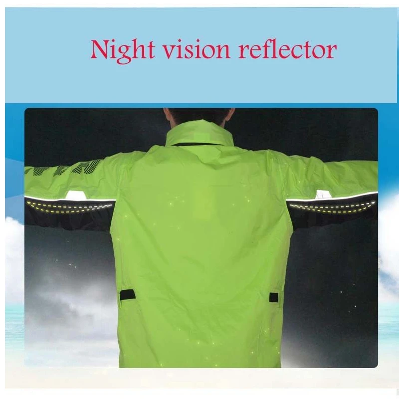 Мотоциклетный дождевик снаряжение для активного отдыха рыбалки верховой езды