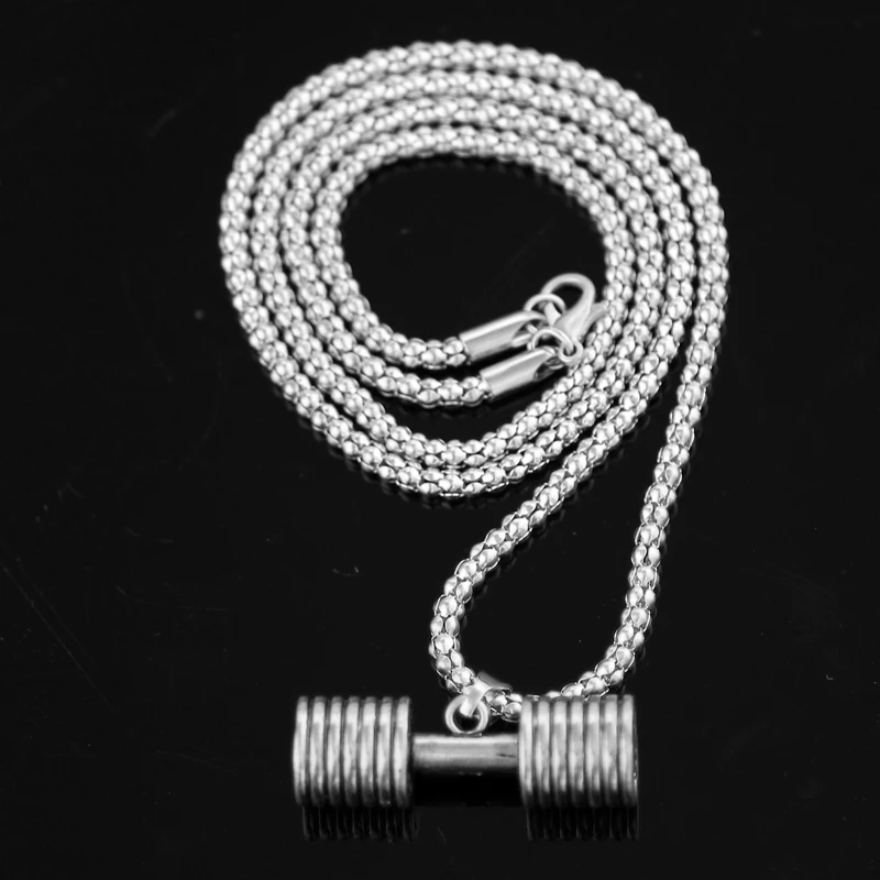 Подвеска для гантели ожерелье фитнеса бодибилдинга тренажерного зала кроссфита