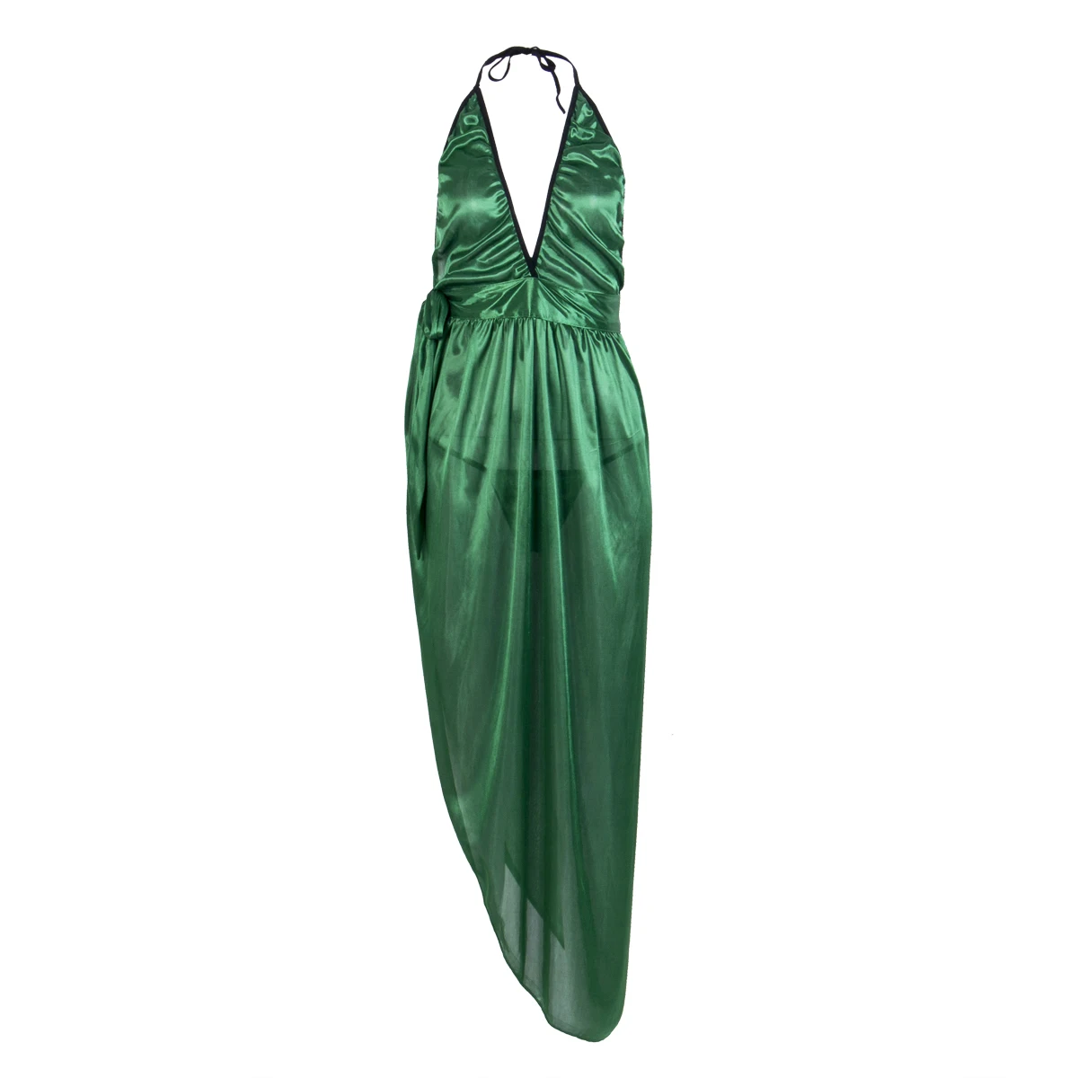 Комплект женской пижамы с глубоким V образным вырезом и кружевом|sleepwear dress|women