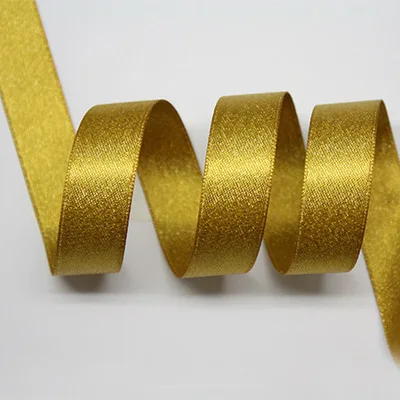 687 satin ribbon 1-1/" Двойной уход за кожей лица атласными лентами золотой блестящий сатин ленты 38 мм 20 ярдов на свадьбу для упаковки подарков DIY тканевая лента - Цвет: 687 satin ribbon