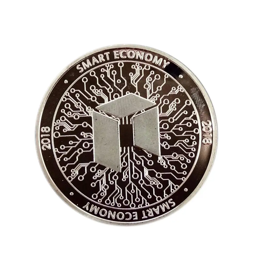 NEO Виртуальная памятная монета с покрытием из золота и серебра Volor виртуальная