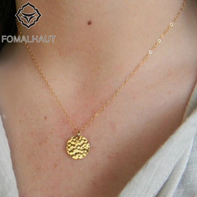 FOMALHAUT 2017 круглые бусы с подвеской цепи массивное ожерелье для женщин N115 |