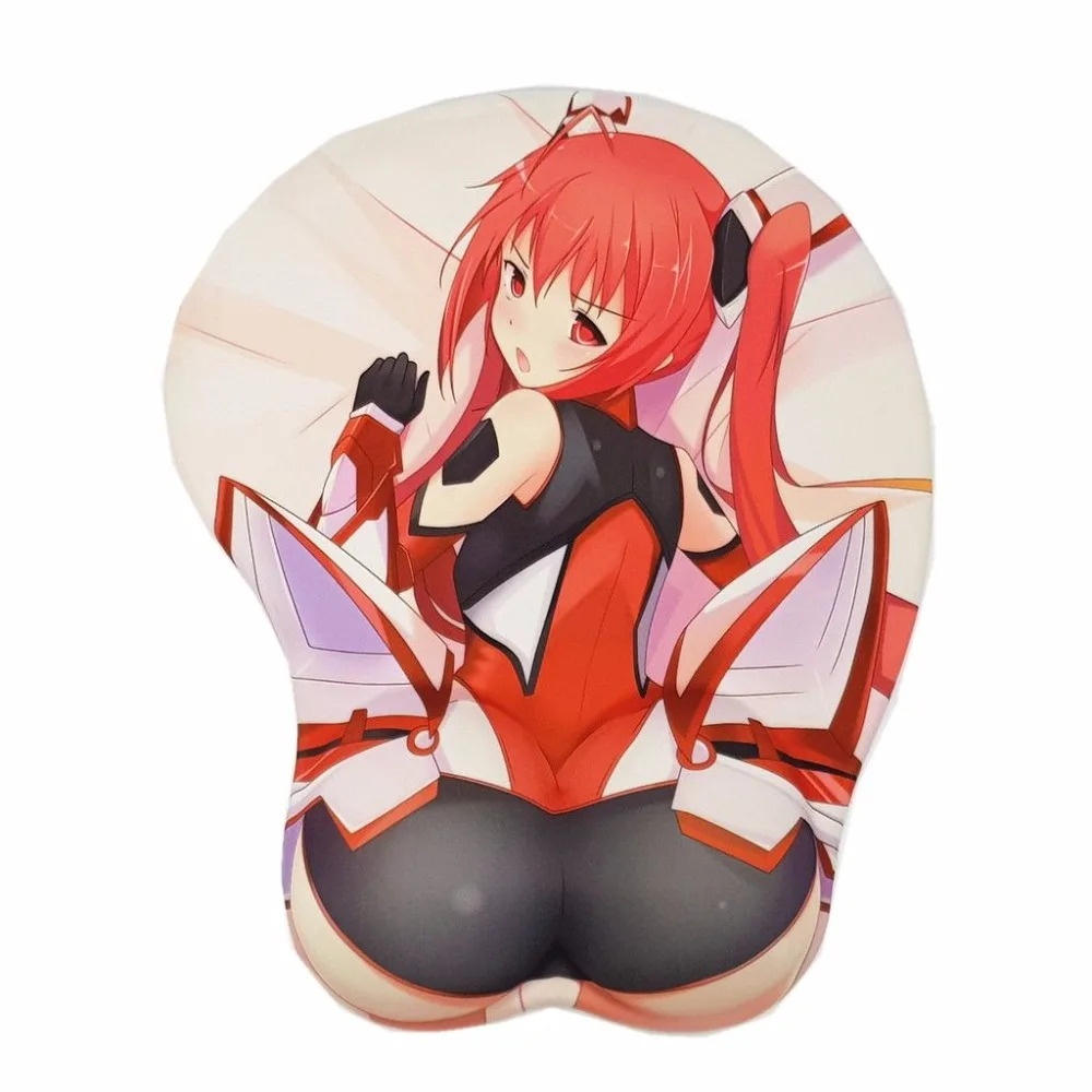 &quotOre Twintail ni Narimasu&quot Bunches Girl Anime 3D Mouse Pad Soft Bottom with Wrist Rest Silicone gel filled 26*21*3.2cm | Компьютеры