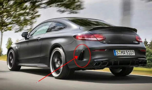 Для benz W205 C63 C-class coupe спойлер 2 двери ABS пластик Материал заднее крыло автомобиля Цвет задний спойлер- спойлер