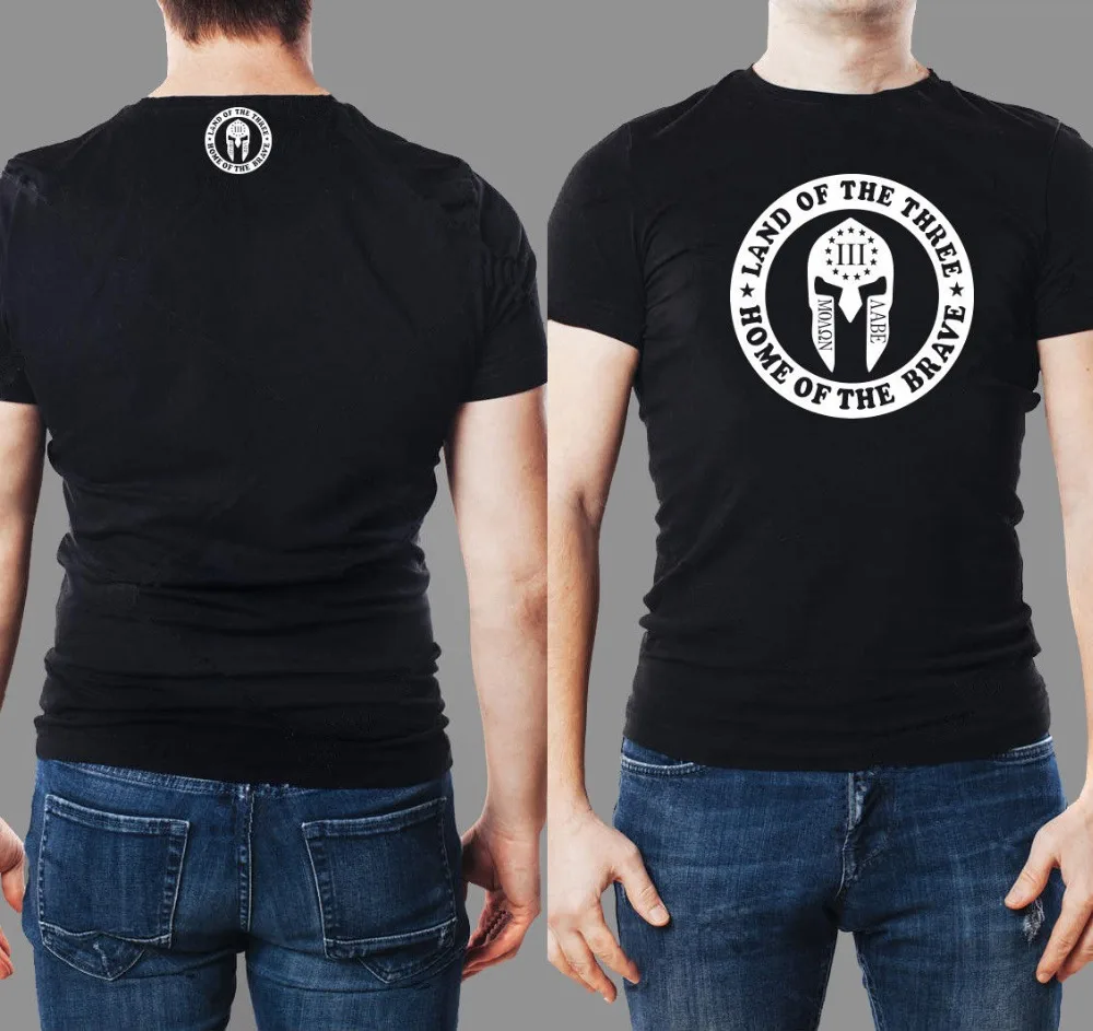 Летняя хлопковая Футболка с принтом изображением скругленных земель трех дома