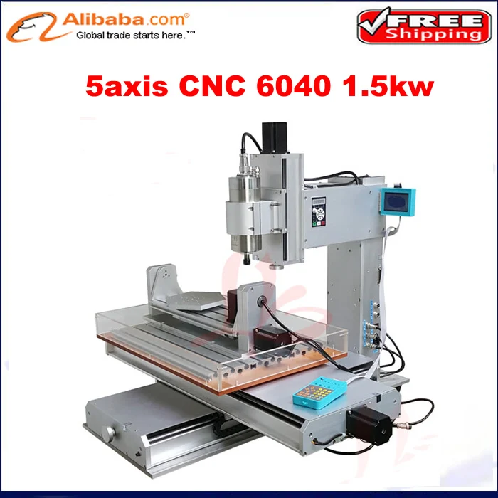 Лучшее качество 5 оси с чпу резьба по дереву машина 6040 фрезерный СТАНОК С ЧПУ 1.5kw