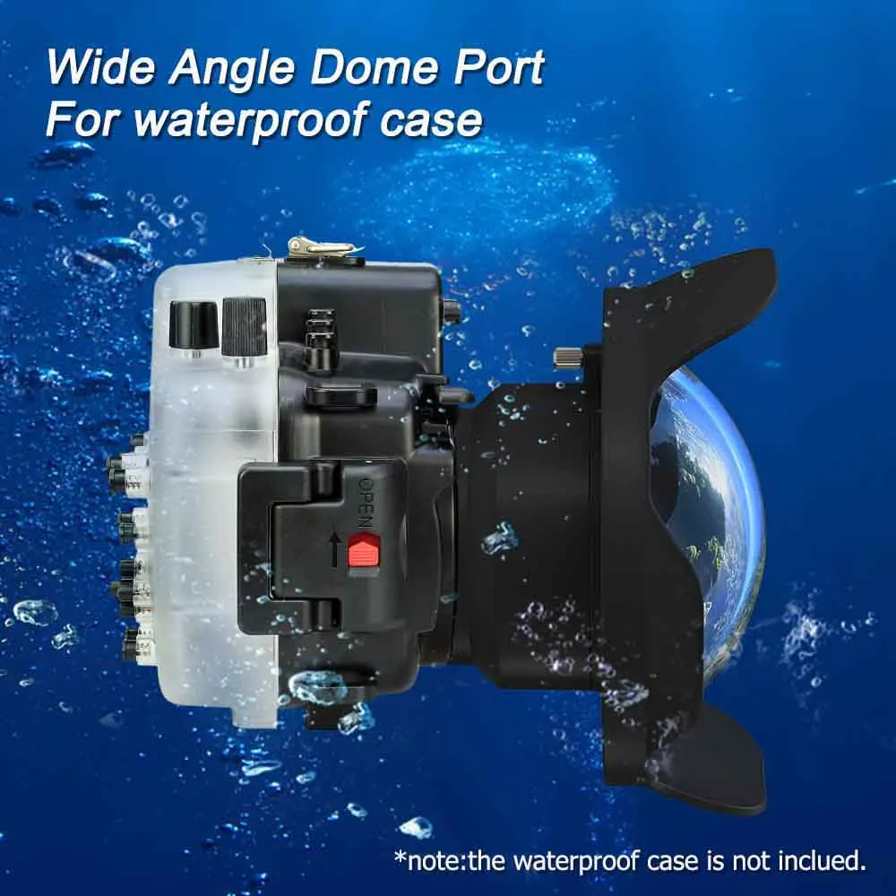 WA005-E 40 м/130FT 6 &quotширокоугольный dome port для подводного плавания чехол