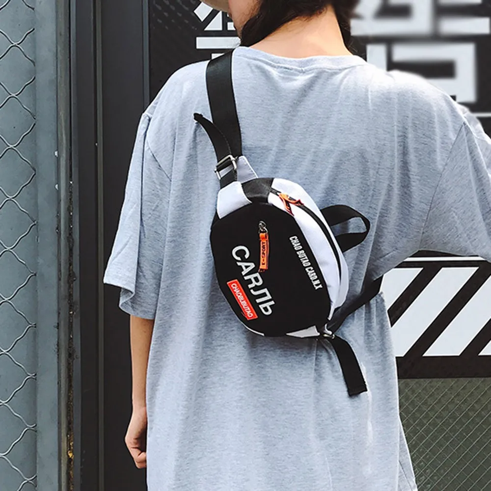 Модная цветная сумка унисекс на молнии поясная через плечо повседневная