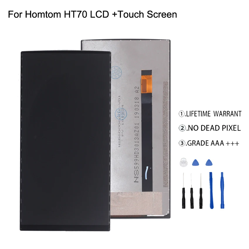 Для HOMTOM HT70 ЖК дисплей сенсорный экран дигитайзер Оригинальные качественные