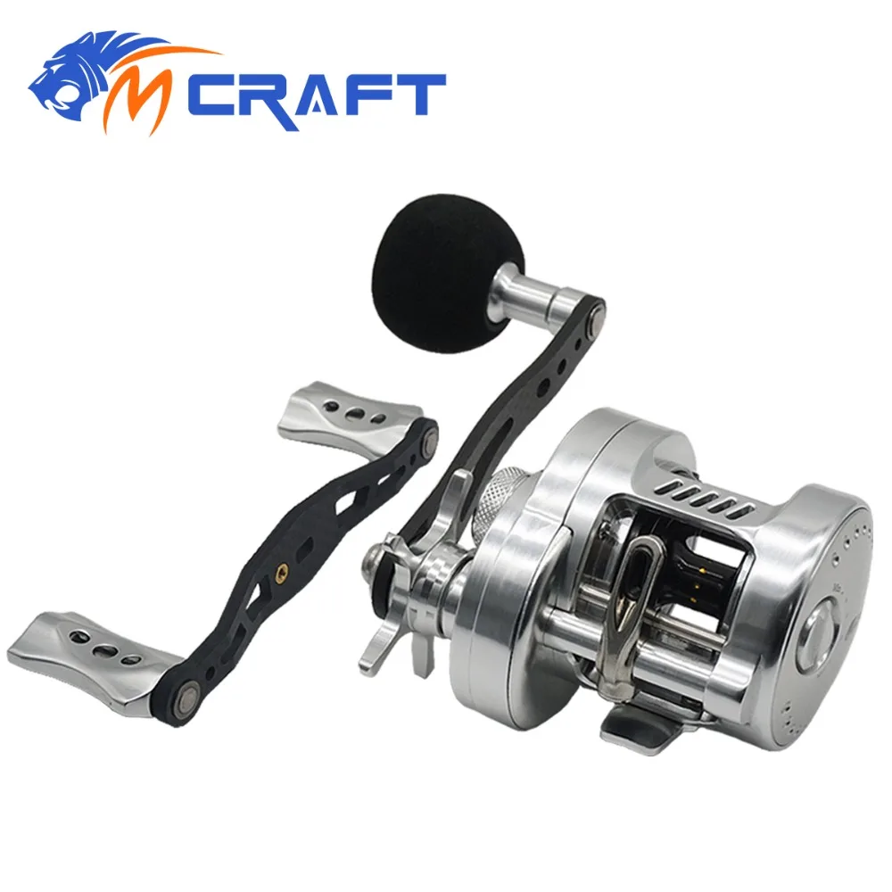 Накладные baitcasting катушка медленно Отсадки Катушка морской лодка катушка 6,2: 1 Рыбалка 13BB ЧПУ алюминия полный Мета HG300S