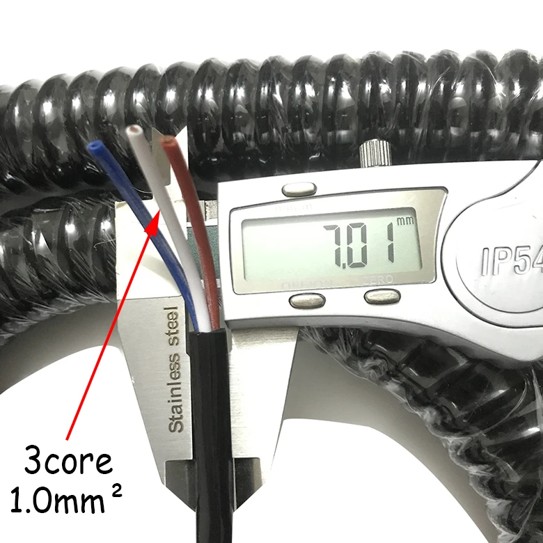 3-жильный гибкий спиральный кабель провод 1 0 Sauqre Undraw 3 75 метров провода для ЧПУ MPG