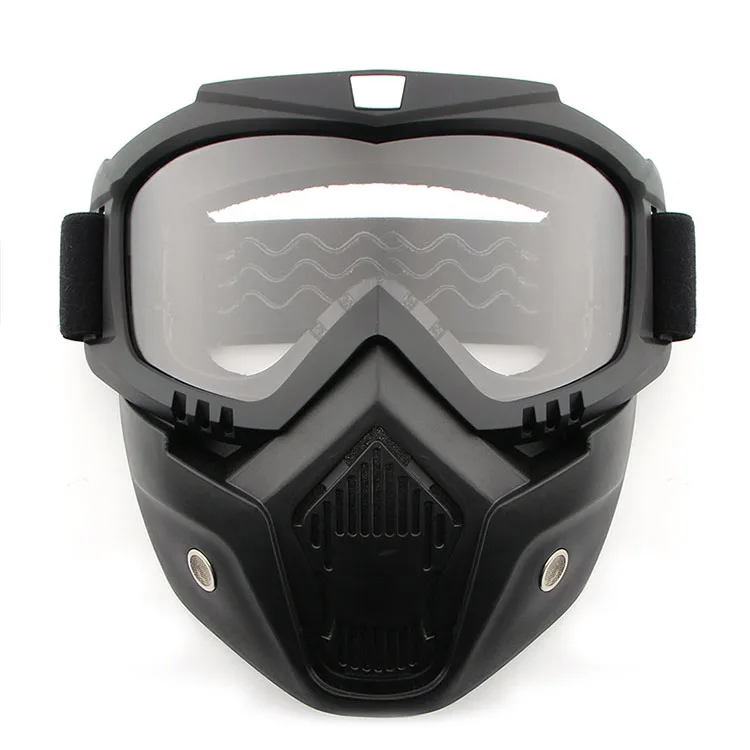 

Safety Goggles Face Mask Windproof Dustproof UV-protection Eyewear Mask Removable Bicycle Motorcycle Tactical Goggles Masks