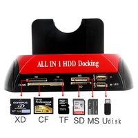 2 ide 1 sata usb2 0 type c dual external hard disk drive 2 5 inch 3 5 inch docking station one touch backup otb hub reader