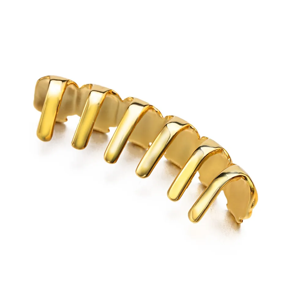 VANAXIN Панк зубы Grillz Для мужчин Jewelry молящийся Ангел зубы Caps вечерние подарок AAA со светящимся кубическим цирконием высокое качество Cool подарочной коробке