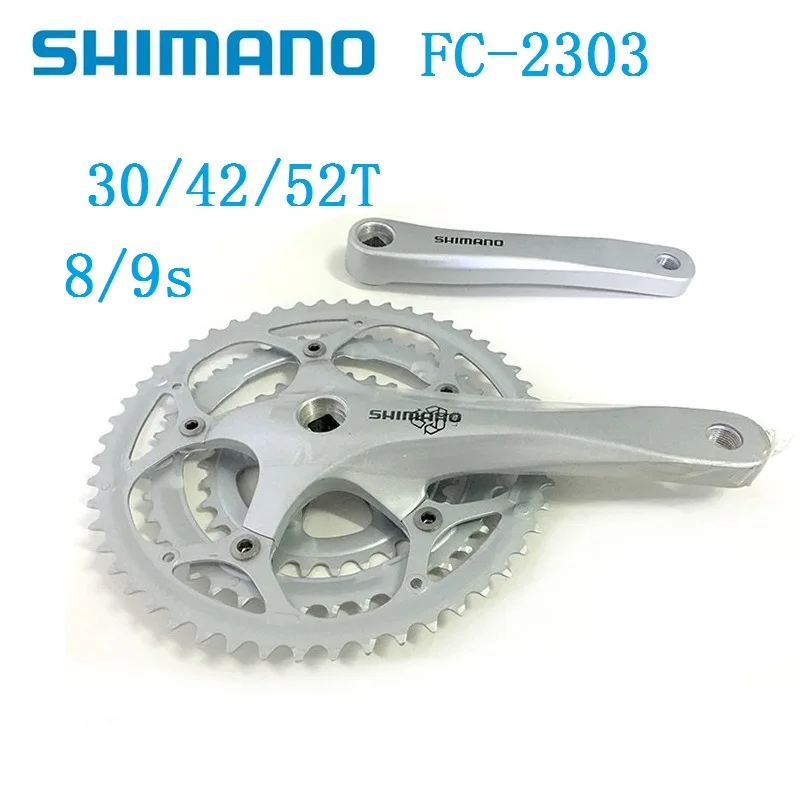 Shimano FC 2303 серебра 2300 спереди Звездочка 52 т 42 30 звезду 170 мм рукоятки SG 8/9 Скорость