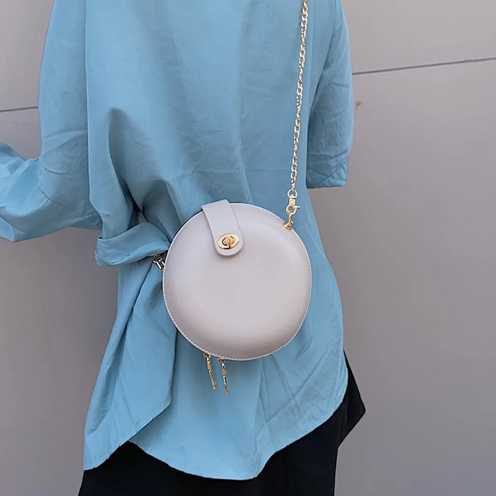 2019 women bag Fashion Eggshell Pure-Colour Cover Retro Shoulder Bag Coin Purse bolsa feminina sac main femme#G4 | Багаж и сумки