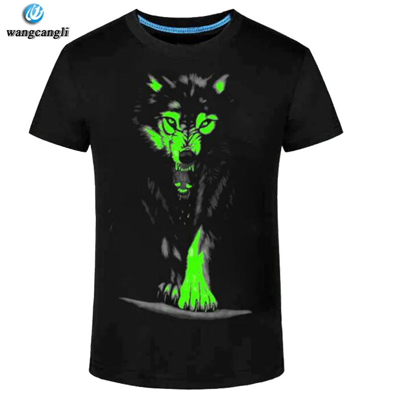 Лето 2017 г. Новый 3D футболка Для мужчин для отдыха флуоресцентные