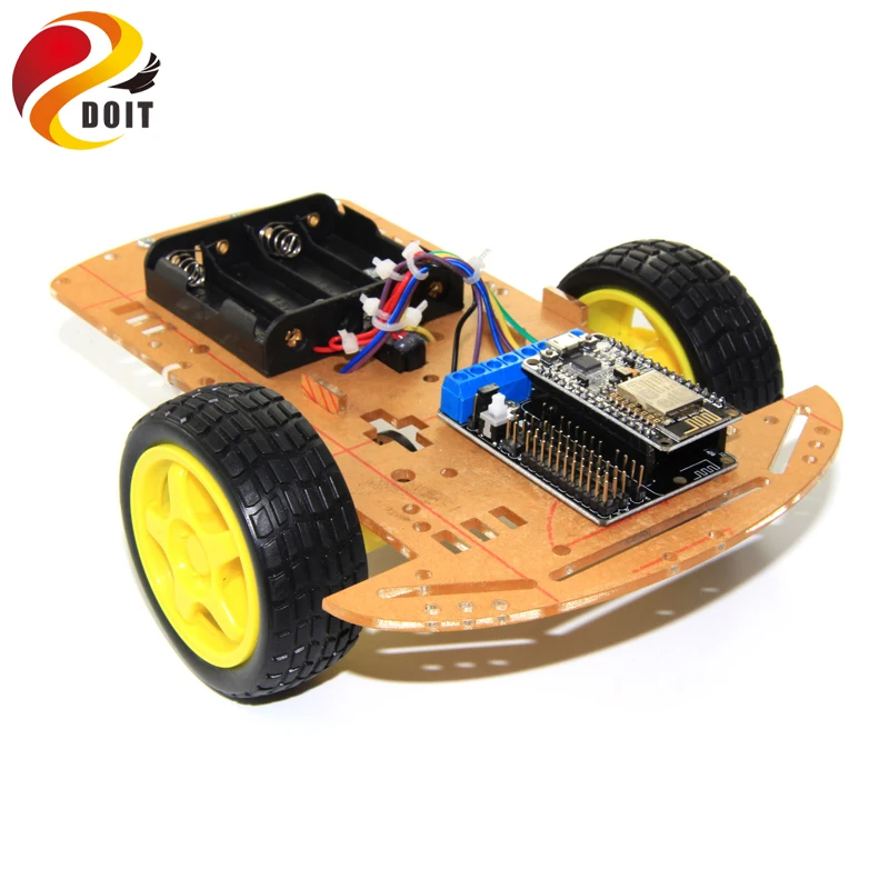 WiFi 2WD Smart Arduino Car Chassis Kit with Nodemcu ESP8266 Development Board+ESP-12E Motor Drive Shield DIY RC Toy | Игрушки и хобби