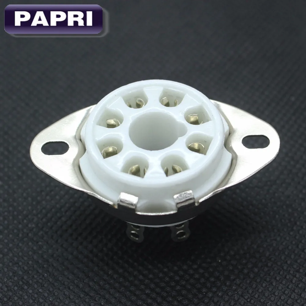 PAPRI Lot/1 шт. керамическая Посеребренная 8 контактная вакуумная трубка K8A для