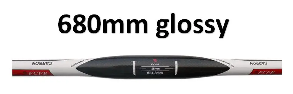glossy 3K углеродный руль для велосипеда MTB, набор велосипедных подъемных/плоских рулей, углеродный Подседельный штырь, велосипедные горные части, подседельный штырь для шоссейного велосипеда - Цвет: glossy
