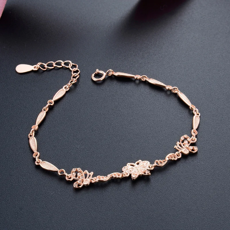 Браслеты с бантом и кристаллами циркониевые бусины браслеты из стерлингового