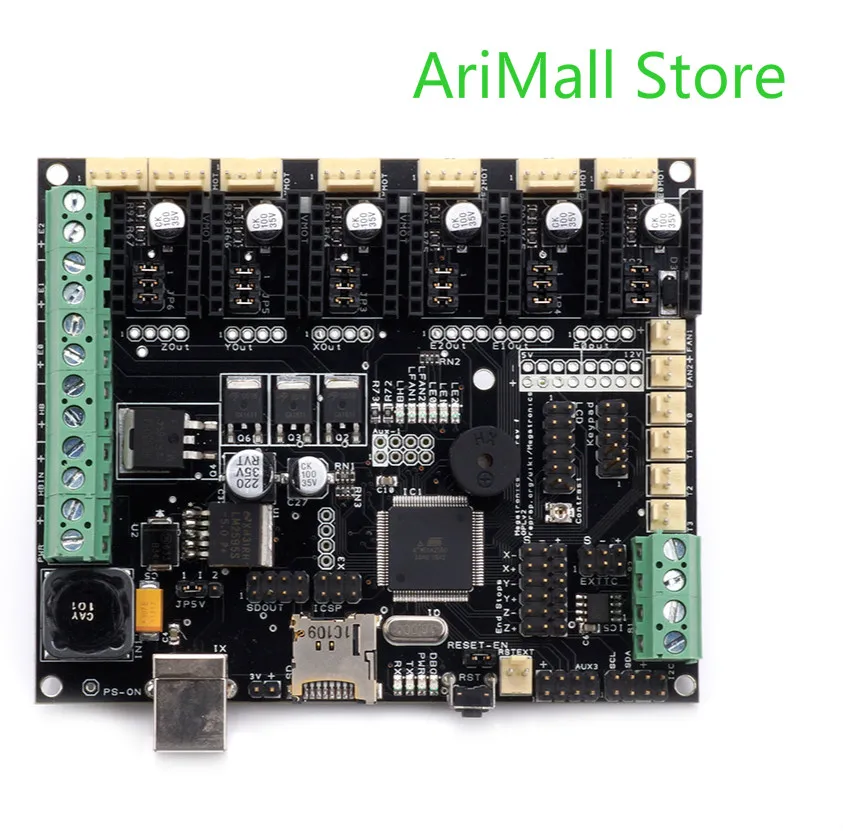 3D Printer Motherboard Megatronics V3 Control Board With Welding AD597 Chip |