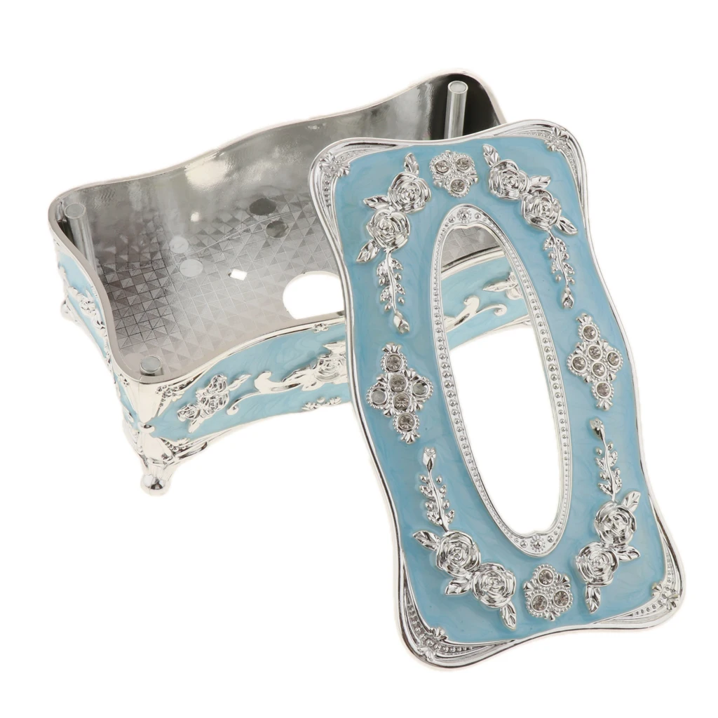 Европейский роскошный держатель для салфеток акриловый чехол диспенсер бумаги