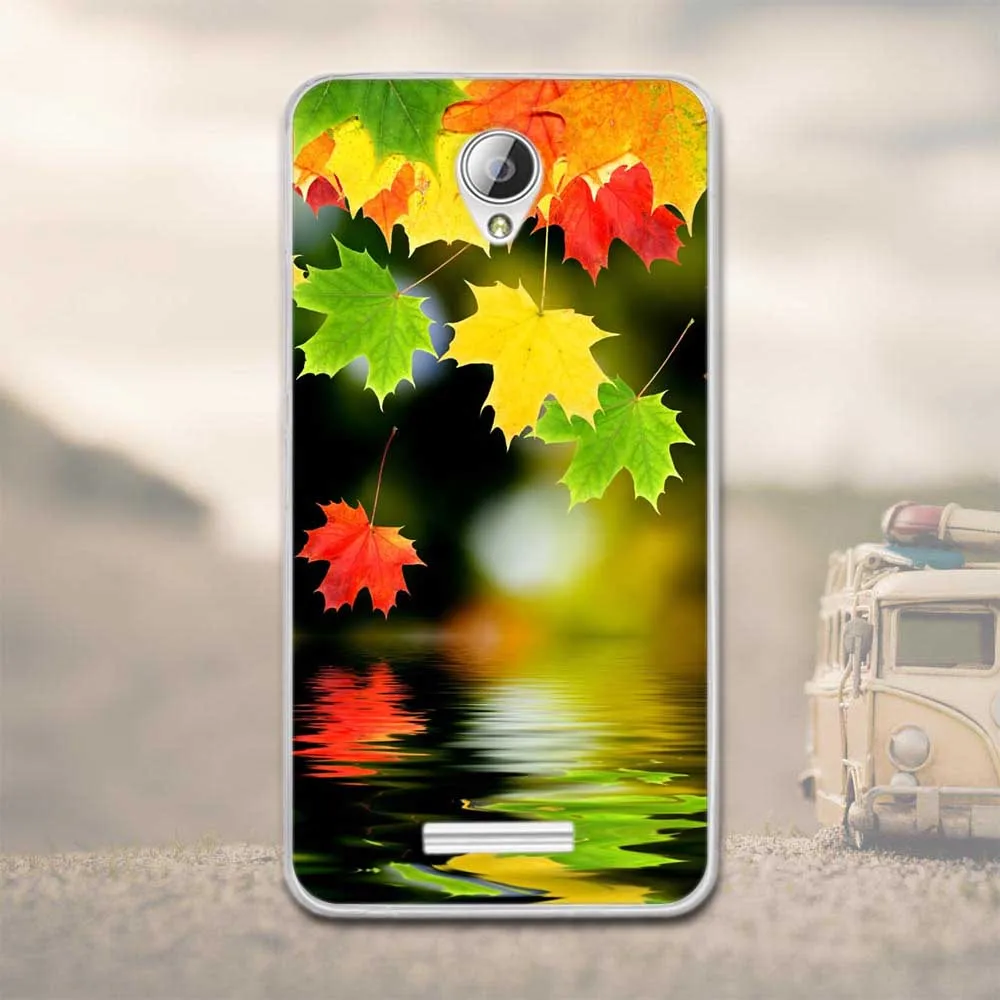 14 Роскошный рельефный 3D чехол с цветочным рисунком для lenovo A5000, мягкий силиконовый чехол для мобильного телефона с пейзажем, чехол s для lenovo A5000 A 5000, чехлы - Цвет: 14