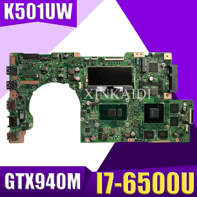 XinKaidi K501UW/UX материнская плата для ноутбука ASUS K501UW K501UX K501UB K501U K501 тестовая