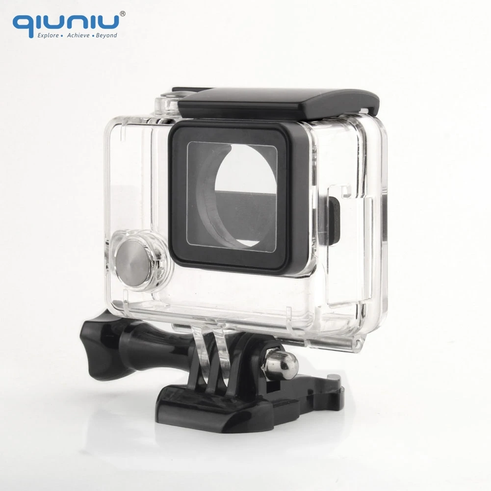 Защитный чехол Скелетон QIUNIU боковая защита для камеры GoPro Hero 3 + 4 аксессуары GoPro|for