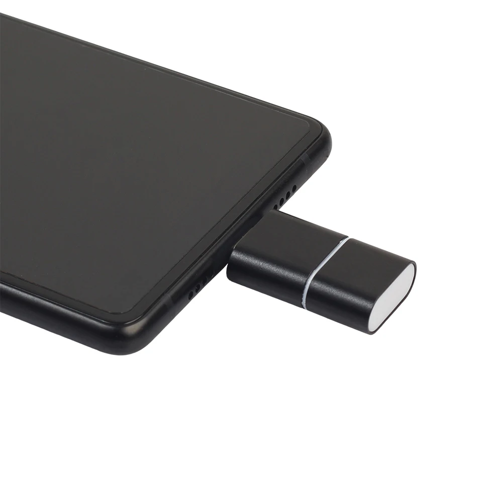 Кард-ридер из алюминиевого сплава двойного назначения OTG type-C USB2.0 2 в 1 OTG адаптер Максимум 128 Гб SD карта TF флэш-кардридер