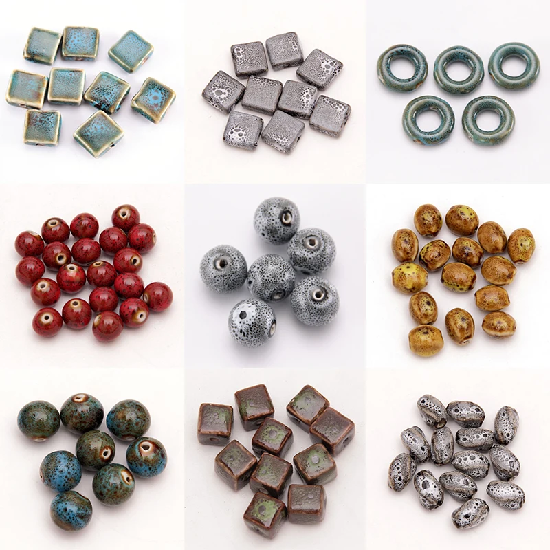 Бисер Nicebeads 6 20 шт красивые 21 мм красные розовые зеленые керамические шарики для