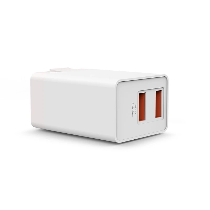 Сетевое зарядное устройство USB со складной вилкой 15 Вт для iPhone Samsung Galaxy S8 + с